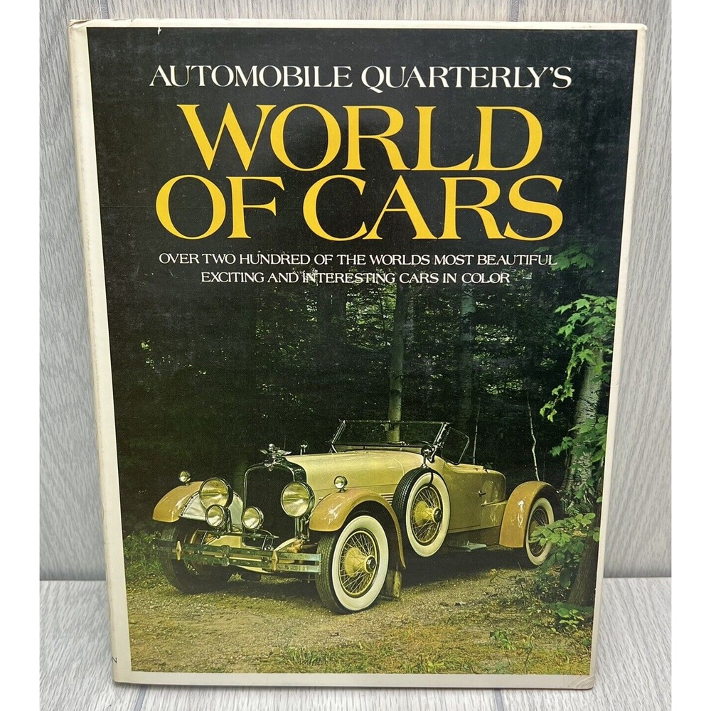Vintage Automobile Quarterly's World of Cars 1971 1st Edition Hardcover Book